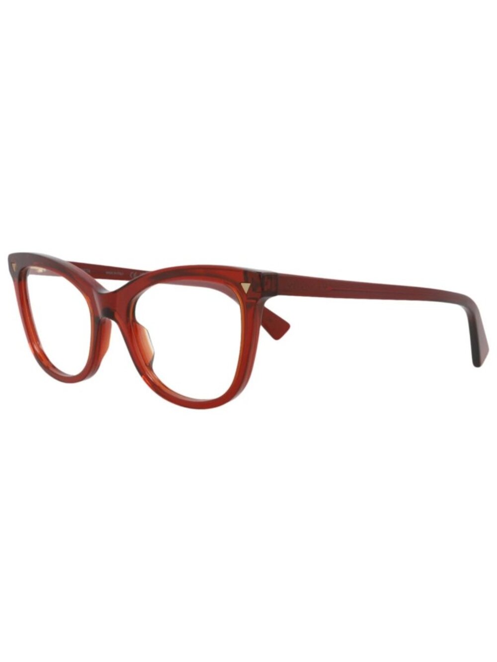 New Bottega Veneta Women's Eyeglasses Cat Eye Recycled Acetate Frame Burgundy